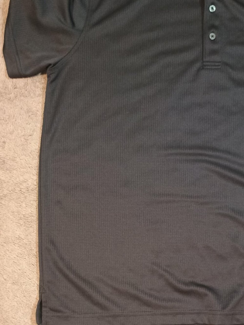 Izod/Polo/Mens Large/Black/Golf Athleisure Preppy Business Casual Classic Shirt - Picture 4 of 8